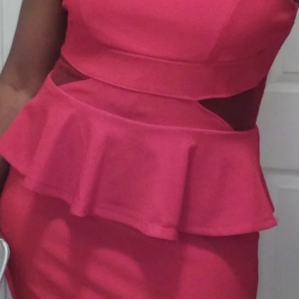 Fire Engine Red Dress - Picture 8 of 8